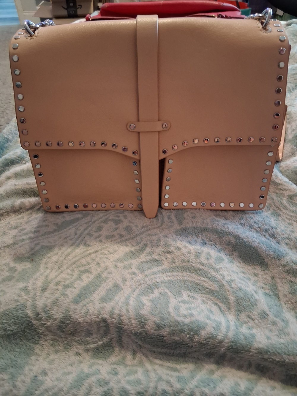 Rebecca Minkoff Nanine Shoulder Bag In Beige